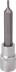 Douille tournevis 1/2" avec embout 100mm Torx® alésé TT10