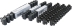 Domino 2,5/6/10mm² - lot de 6 barrettes de 12 pcs