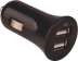 Chargeur allume cigare double sortie USB 2x1A - blister