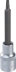 Douille tournevis 1/2" avec embout 100mm hexagonal 4mm