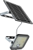 Projecteur LED solaire 1500 lumens 10W avec détecteur et télécommande - Panneau déporté