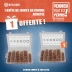 OPE VTEP - Lot de 2 coffrets de 525 joints de vidange en cuivre de 10 à 20mm réf.76204 dont 1 offert
