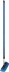 Brosse de lavage 250mm anti rayure quadro douille à visser avec manche télescopique alu