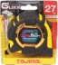 Mètre mesure à ruban autoblocant 8m 27mm graduation recto/verso magnétique - blister