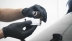 Gants jetables ambidextres nitrile 240mm 0,09mm noir T8 - Boîte de 100 pcs