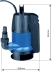 OPE VTEP - Lot de 3 pompes à eau immergée automatique PVC 230V réf.08140 dont 1 offerte