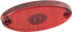 Feu de position LED 12V ovale rouge