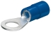 Cosses à oeil isolées bleu Ø 6mm / 1,5-2,5mm² - lot de 100 pcs