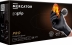 Gants jetables ambidextres nitrile 240mm 0,18mm noir T10 - lot de 10 boîtes de 50 pcs