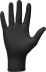 Gants jetables ambidextres nitrile 240mm 0,18mm noir T11 - Boîte de 50 pcs