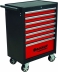 Servante d'atelier 7 tiroirs composée de 176 outils - modules finition carbone