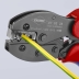 Pince à sertir 220mm automatique cosse non isolée max 6mm² bi-matière