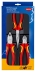 Pince électricien chromées isolées 1000V - lot de 3 pcs