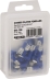 Cosse plate femelle isolée bleue 6,3X0,8mm - lot de 100 pcs