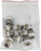 Raccord instantané métallique droit mâle conique 3/8" pour tuyau rilsan 6mm - lot de 10 pcs