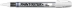 Feutre à peinture liquide permanent blanc surface huileuse - lot de 12 pcs