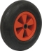 Roue gonflable jante PVC 400x100mm alésage 25mm moyeu 75mm 150kg