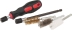 Brosse goupillon inox-nylon-laiton - coffret de 38 pcs