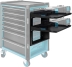 Supports pour 2 boîtes L-BOXX sur servante Hazet