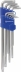 Clé Torx® extra longue de T10 à T50 - étui pivotant de 9 pcs