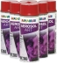 Peinture RAL 3001 rouge de sécurité - lot de 6 aérosols de 400ml