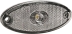 Feu de position LED 12V ovale blanc