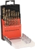 Coffret PVC de 19 forets métaux HSS 5% cobalt taillés meulés de 1 à 10mm Coffret PVC de 19 forets métaux HSS 5% cobalt taillés meulés de 1 à 10mm