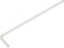 Clé mâle coudée hexagonale extra longue 4mm