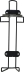Support métal pour extincteur Ø 160mm