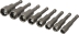 Douilles de 6 à 13mm sur tige hexagonale 1/4" pour visseuse - blister de 8 pcs