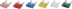 Fusible mini enfichable 15A bleu - lot de 50 pcs