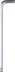Clé mâle coudée hexagonale extra longue 10mm