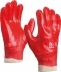 Gants enduits PVC rouge T10 - lot de 12 pcs