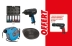Enrouleur automatique de tuyau d'air 8mm 10m - clé à chocs 1/2" - accessoires