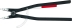 Pince droite 560mm pour circlips extérieur 122/300mm