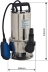 Pompe à eau immergée automatique inox 230V 750W avec flotteur