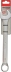 Clé mixte de 23mm tête polie - carte