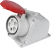 Prise socle femelle 5 broches 3P+N+T 400V 32A