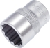 Douille 12 pans 1/2" de 21mm