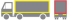 Bande rétroréfléchissante adhésive poids lourds 50mmx50m jaune
