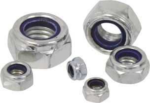 Ecrou hexagonal autofreiné de M4 à M12 - coffret de 146 pcs