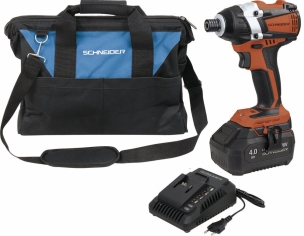 Visseuse à chocs brushless 20V 200/350Nm 1 batterie 4Ah Li-ion - sac de transport