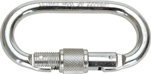 Mousqueton avec vis de blocage