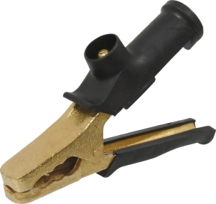 Pince bronze mors crocodile noire 600A 180mm