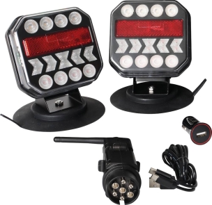Kit de signalisation arrière 12V magnétique LED WIFI avec CANBUS - lot de 5 pcs