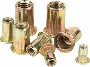 Insert en zinc à tête plate de M3 à M12 - coffret de 235 pcs