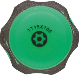 Tournevis Torx® alésé TT15 100mm - carte