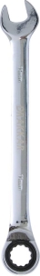Clé mixte coudée à cliquet de 11mm avec inverseur - carte