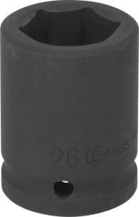 Douille à chocs 3/4" de 26mm - carte