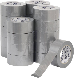 Ruban adhésif/toile américaine argent 0,20x48mm 25m - lot de 20 pcs